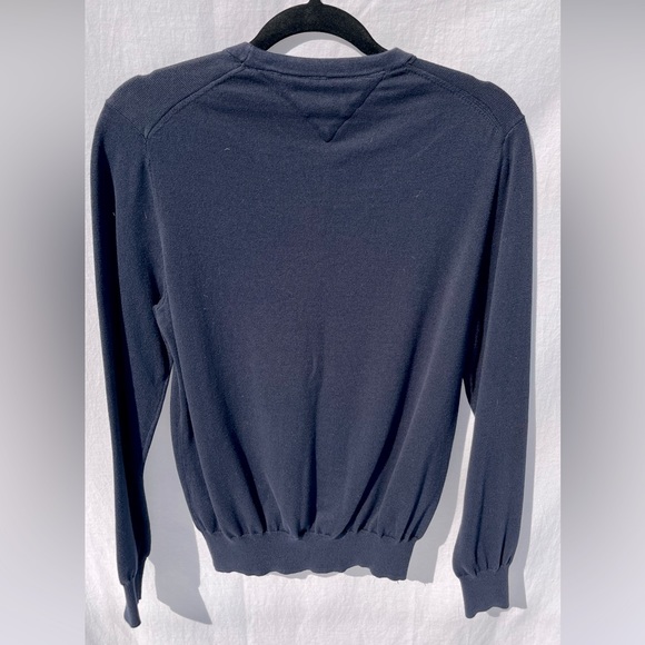 Tommy Hilfiger Sweater, Navy, crew neck, Size S, Cotton - Picture 2 of 3
